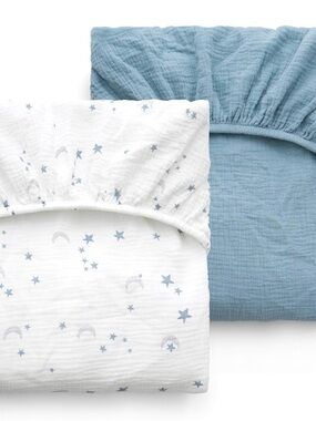 momcozy standard size crib sheet set